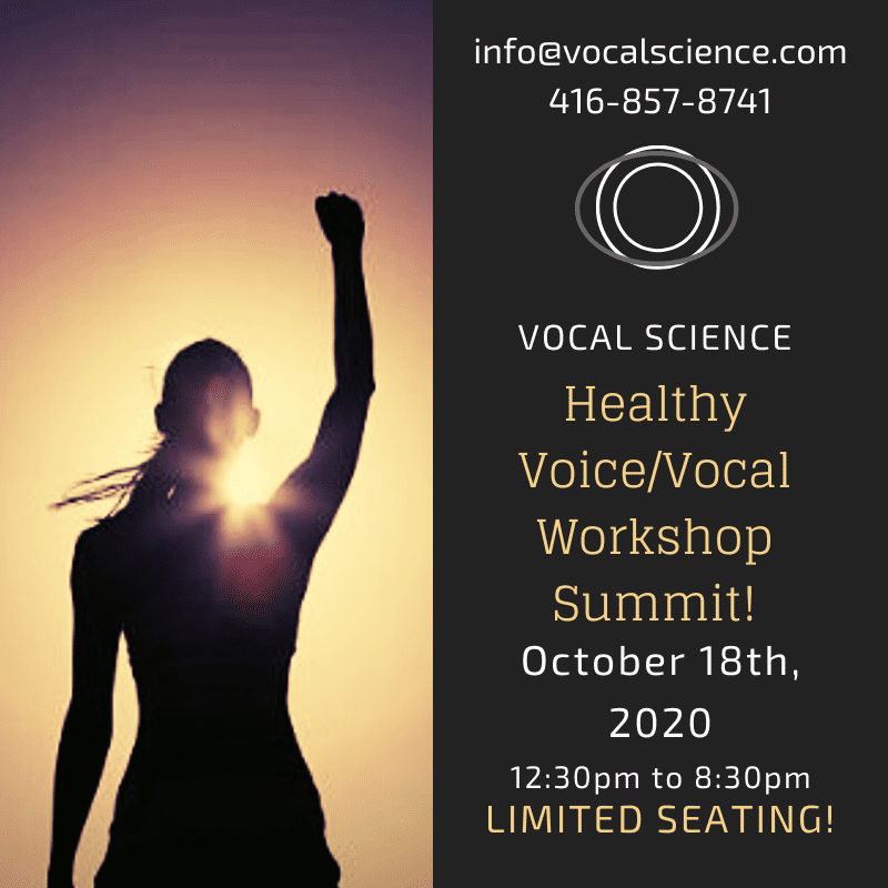 Vocal Workshops - October 18th 2020