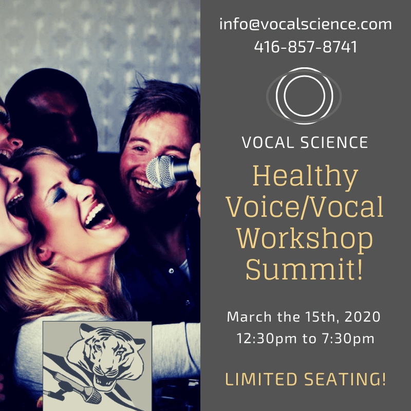 Vocal Workshops - March 15th 2020